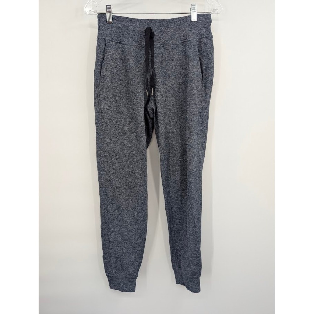 Lululemon Scuba High Rise Joggers Grey Athletic Pants Women's sz 6